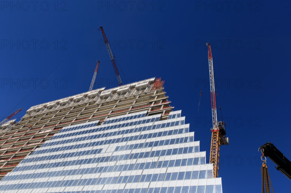 Paris, chantier de la Tour Triangle