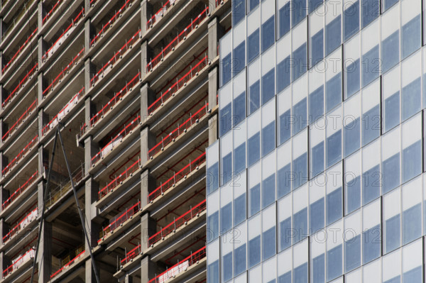 Paris, chantier de la Tour Triangle