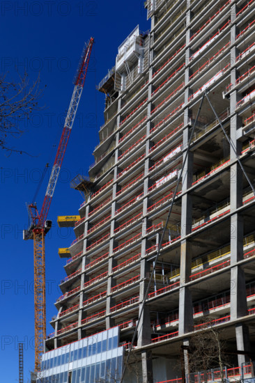 Paris, chantier de la Tour Triangle