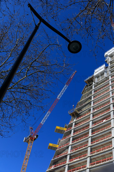 Paris, chantier de la Tour Triangle