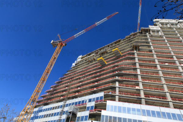 Paris, chantier de la Tour Triangle