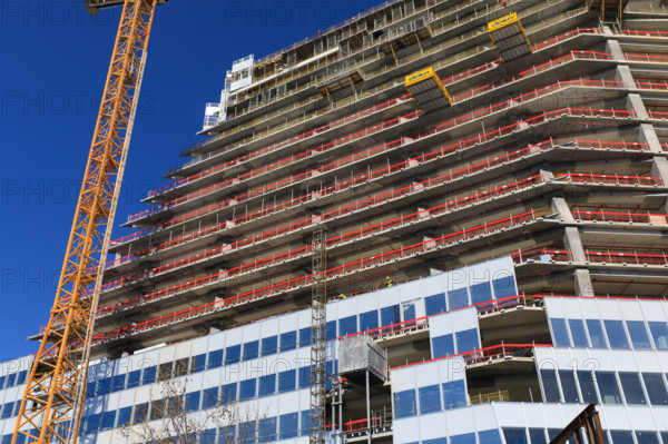 Paris, chantier de la Tour Triangle