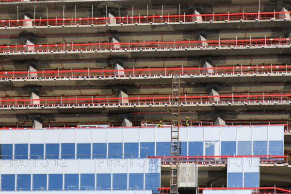 Paris, chantier de la Tour Triangle