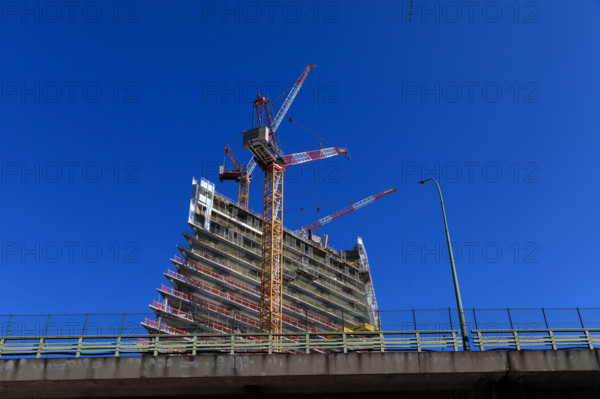 Paris, chantier de la Tour Triangle