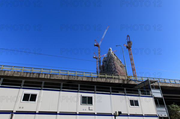 Paris, chantier de la Tour Triangle