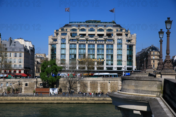 France, région Ile de France, Paris 1er arrondissement, Pont Neuf, la Samaritaine,