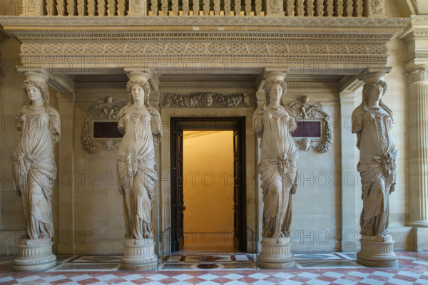 Paris, Musée du Louvre, Salle des Cariatides