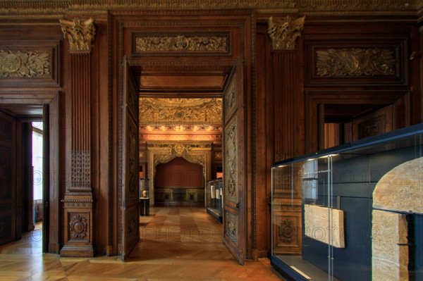 Paris, Musée du Louvre, Chambre à coucher du roi Louis XIV