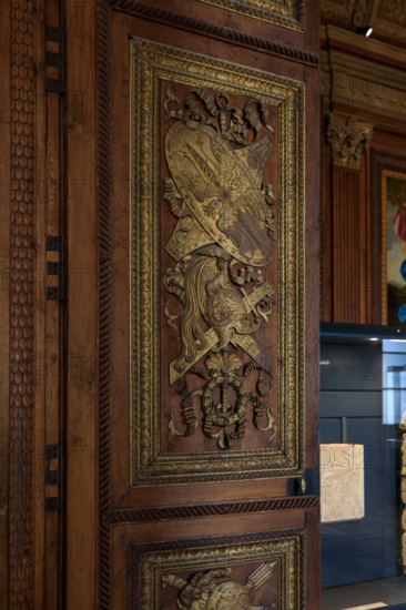 Paris, Musée du Louvre, Chambre à coucher du roi Louis XIV