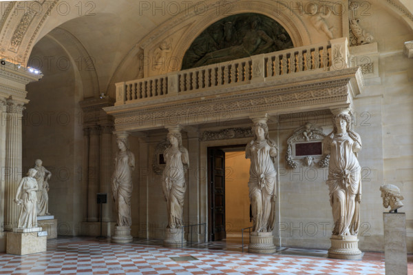 Paris, Musée du Louvre, Salle des Cariatides