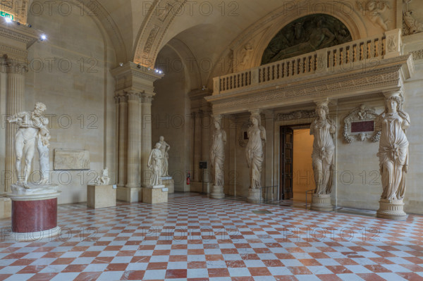Paris, Musée du Louvre, Salle des Cariatides