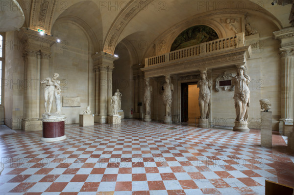 Paris, Musée du Louvre, Salle des Cariatides