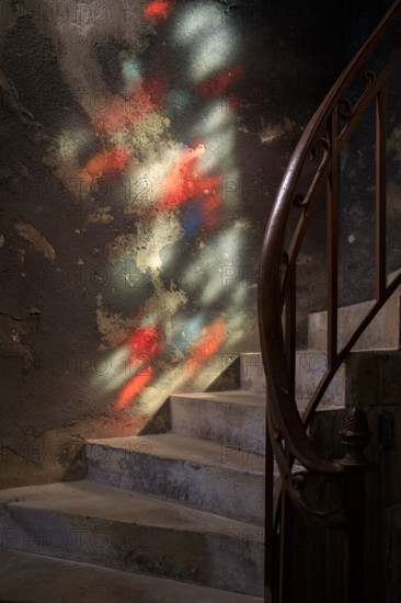 france, région Normandie, Orne, Flers, intérieur de l' église saint Germain,