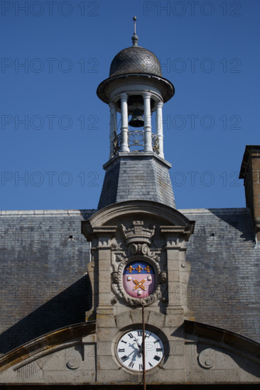 france, région Normandie, Orne, Flers, parc du chateau-musée, ancien hotel de ville,