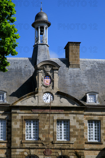 france, région Normandie, Orne, Flers, parc du chateau-musée, ancien hotel de ville,