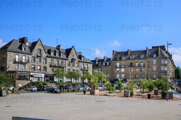france, région Normandie, Orne, Flers, plavce de Dr Vayssières,