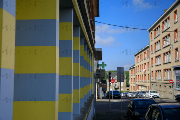 france, région Normandie, Orne, Flers, rue henri Laforest,