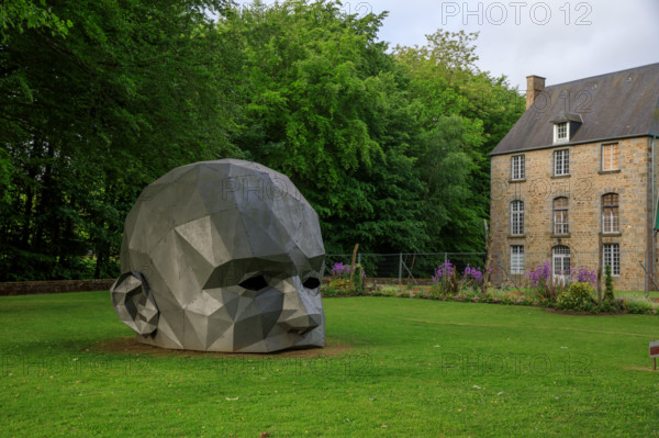 france, région Normandie, Orne, Flers, parc du chateau-musée, ancien hotel de ville,