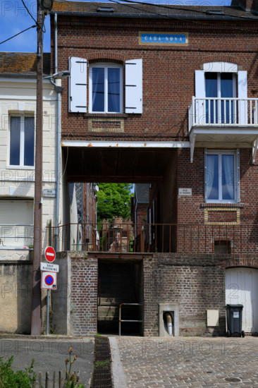 france, région Hauts de france, Somme, Ault, ruellette saint Pierre,