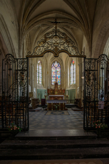 france, région Hauts de france, Somme, Ault, eglise saint Pierre,