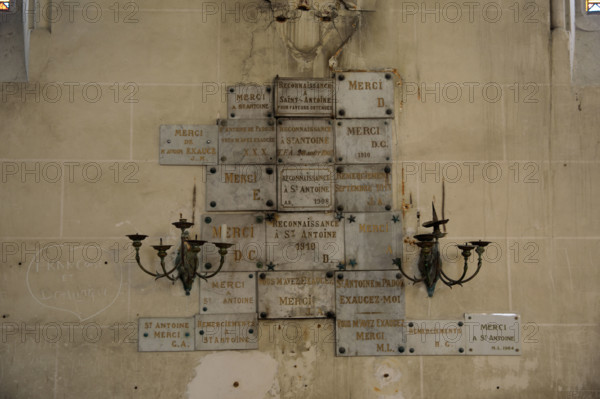 france, région Hauts de france, Somme, Ault, eglise saint Pierre, ex voto