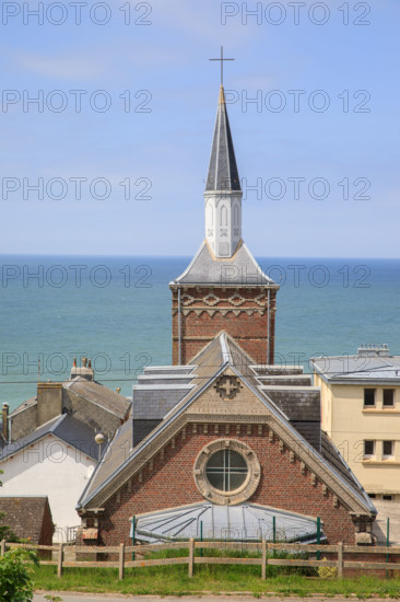 france, région Hauts de france, Somme, Ault, chapelle d'Onival,