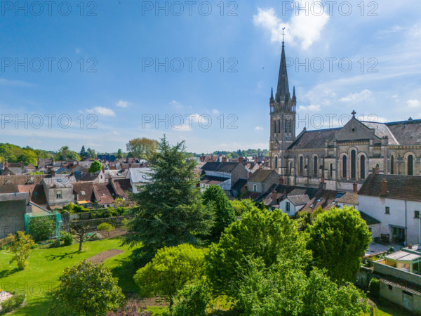 france, région centre, Loiret, Briare, centre ville