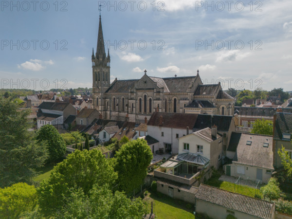 france, région centre, Loiret, Briare, centre ville