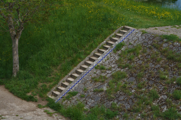 france, région centre, Loiret, Briare, pont canal de Birare, pont-canal portant le canal latéral à la Loire au-dessus de la Loire. concu pas les ateliers de Gustave Eiffel,