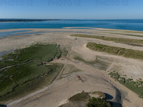 france, region Normandie, Manche, cotentin, Agon coutainville, pointe d'Agon,