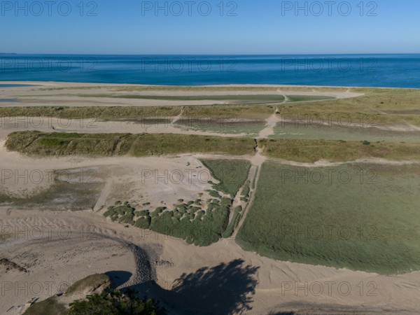 france, region Normandie, Manche, cotentin, Agon coutainville, pointe d'Agon,