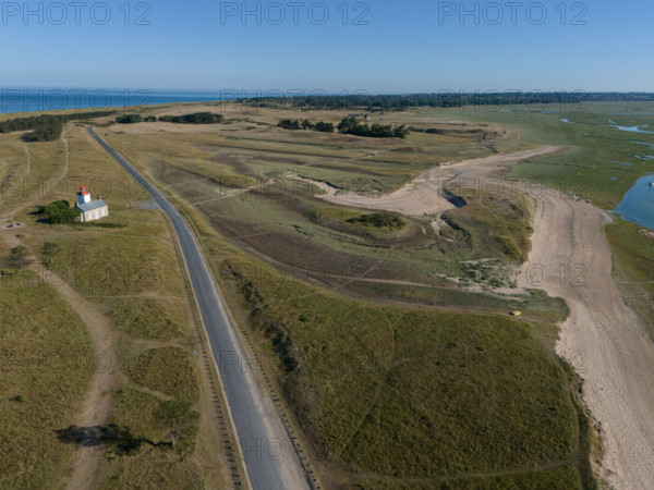 france, region Normandie, Manche, cotentin, Agon coutainville, pointe d'Agon,