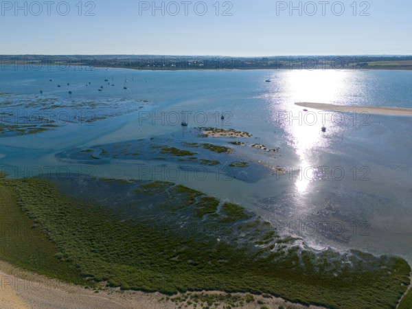 france, region Normandie, Manche, cotentin, Agon coutainville, pointe d'Agon,