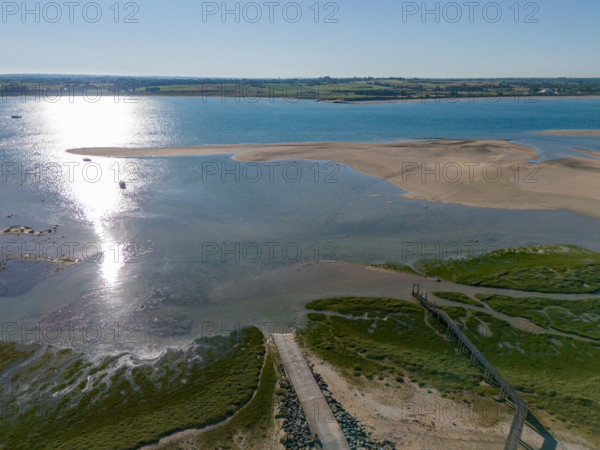 france, region Normandie, Manche, cotentin, Agon coutainville, pointe d'Agon,