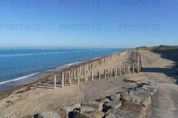 france, region Normandie, Manche, cotentin, Agon coutainville,, plage de la Poulette, babine,
