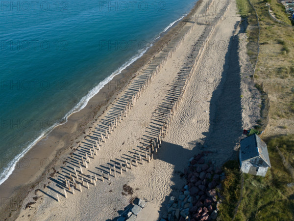 france, region Normandie, Manche, cotentin, Agon coutainville,, plage de la Poulette, babine,