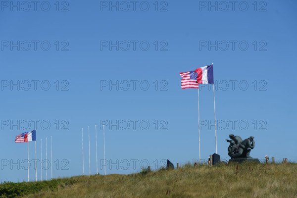 france, region Normandie, Manche, cotentin, plages du debarquement, Sainte-Marie du Mont,  Utah Beach,