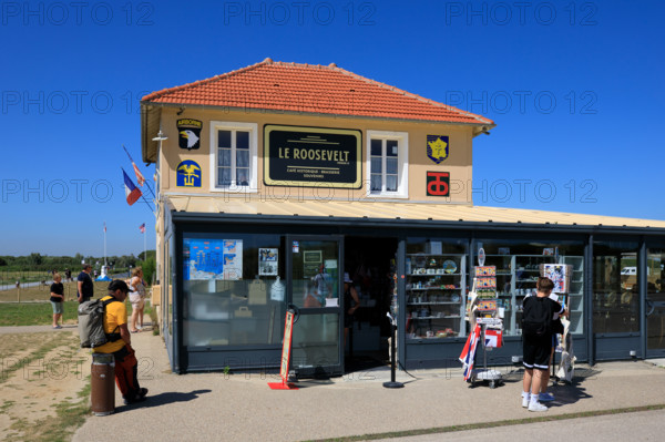 france, region Normandie, Manche, cotentin, plages du debarquement, Sainte-Marie du Mont,  Utah Beach,