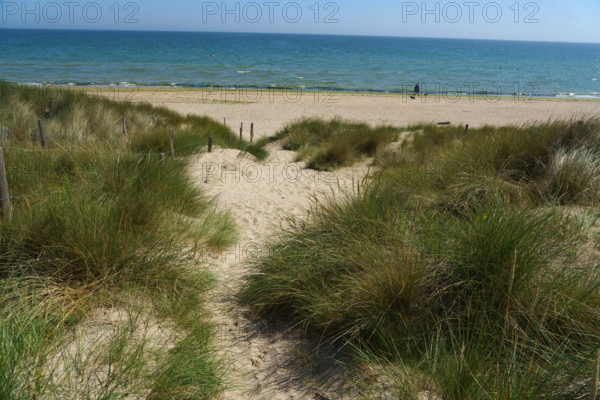 france, region Normandie, Manche, cotentin, plages du debarquement, Sainte-Marie du Mont,  Utah Beach,