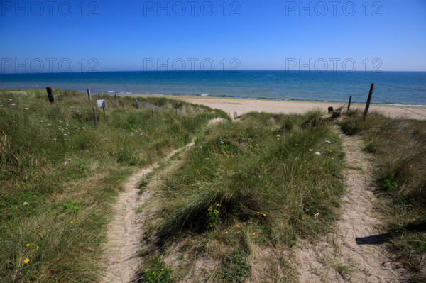 france, region Normandie, Manche, cotentin, plages du debarquement, Sainte-Marie du Mont,  Utah Beach,