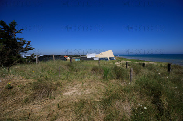 france, region Normandie, Manche, cotentin, plages du debarquement, Sainte-Marie du Mont,  Utah Beach,