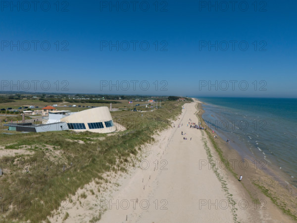 france, region Normandie, Manche, cotentin, plages du debarquement, Sainte-Marie du Mont,  Utah Beach,