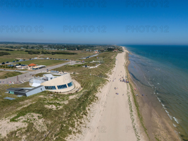france, region Normandie, Manche, cotentin, plages du debarquement, Sainte-Marie du Mont,  Utah Beach,