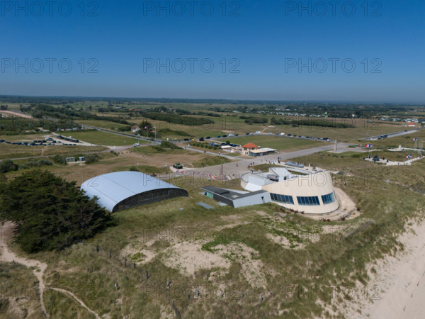 france, region Normandie, Manche, cotentin, plages du debarquement, Sainte-Marie du Mont,  Utah Beach,