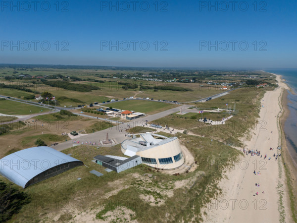 france, region Normandie, Manche, cotentin, plages du debarquement, Sainte-Marie du Mont,  Utah Beach,
