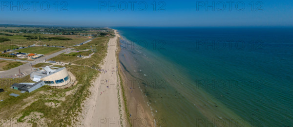 france, region Normandie, Manche, cotentin, plages du debarquement, Sainte-Marie du Mont,  Utah Beach,