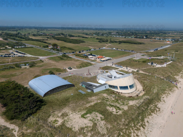 france, region Normandie, Manche, cotentin, plages du debarquement, Sainte-Marie du Mont,  Utah Beach,