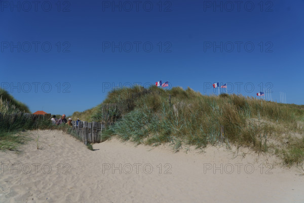 france, region Normandie, Manche, cotentin, plages du debarquement, Sainte-Marie du Mont,  Utah Beach,