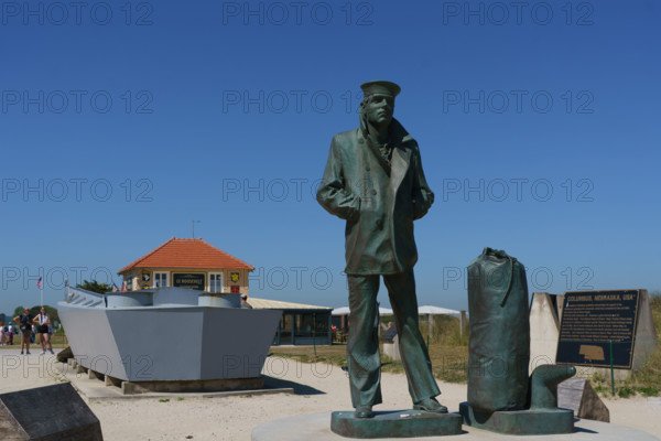 france, region Normandie, Manche, cotentin, plages du debarquement, Sainte-Marie du Mont,  Utah Beach,