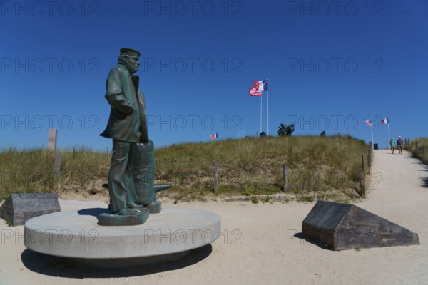 france, region Normandie, Manche, cotentin, plages du debarquement, Sainte-Marie du Mont,  Utah Beach,